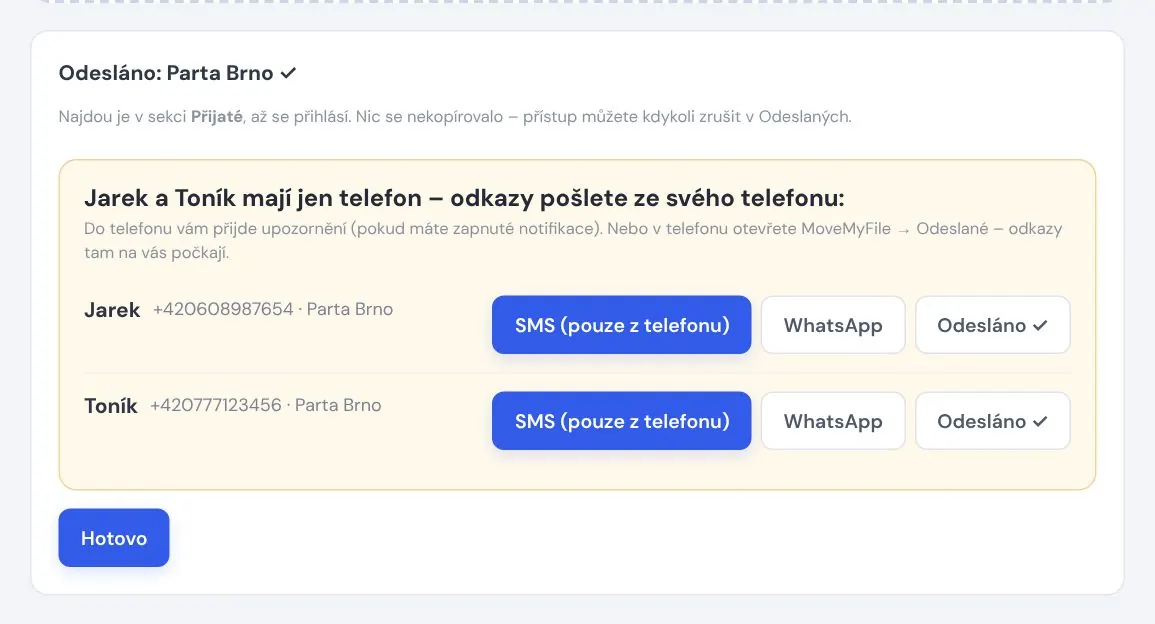 Pošlete celé partě najednou