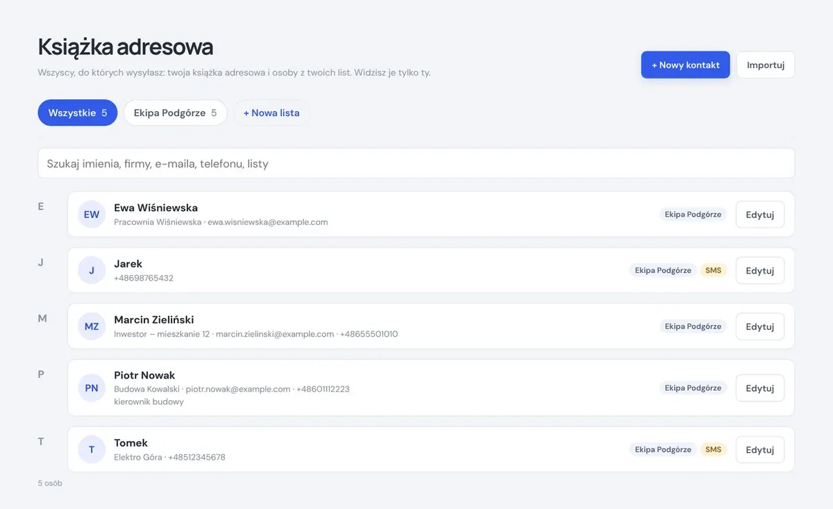 Książka adresowa