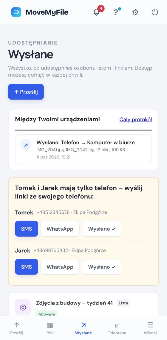 SMS-y idą z twojego telefonu