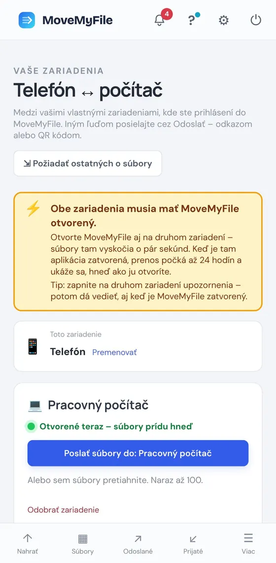 Z telefónu do počítača